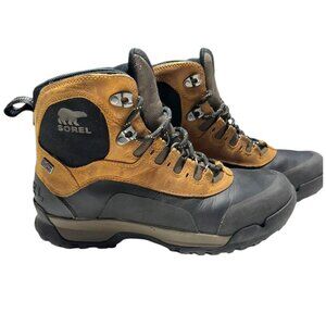 Men's Sorel Conquest Boots Tan/Black Size 9.5